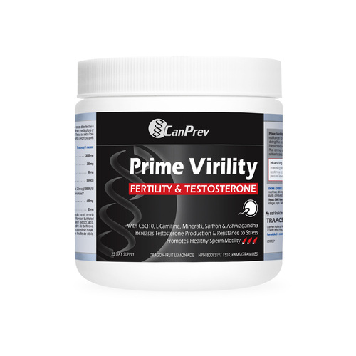 CanPrev Prime Virility Fertility and Testosterone, 150g/5.29 oz