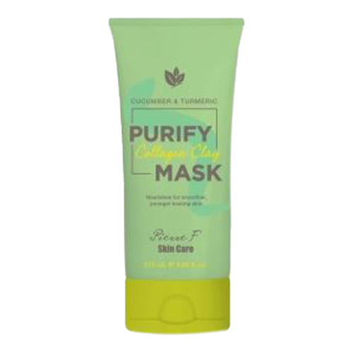 Pierre Freeman's ProBiotic Purify Collagen Clay Mask Cucumber and Turmeric, 175ml/5.92 fl oz