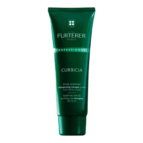 Rene Furterer Curbicia Purifying Clay Shampoo with Absorbent Clay on white background