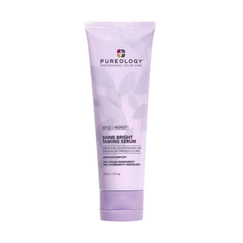 Pureology Protect + Shine Bright Taming Serum on white background