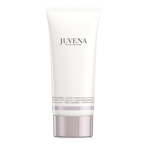 Juvena Pure Clarifying Cleansing Foam on white background