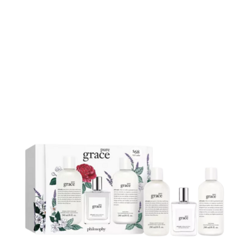 Philosophy Pure Grace 3 Piece Set, 1 set Philosophy Pure Grace 3 Piece Set on white background