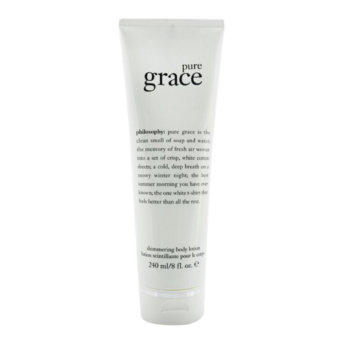 Philosophy Pure Grace Shimmering Body Lotion, 240ml/8 fl oz Philosophy Pure Grace Shimmering Body Lotion on white background
