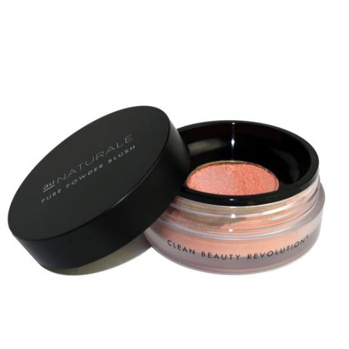 Au Naturale Cosmetics Powder Blusher - Nectar, 9g/0.3 oz Au Naturale Cosmetics Powder Blusher - Apricot on white background
