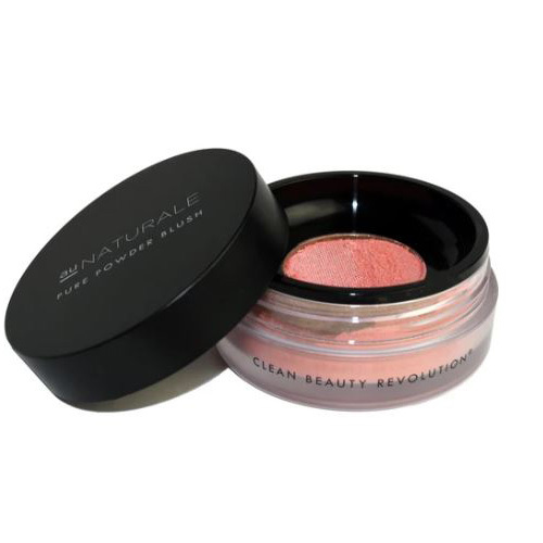Au Naturale Cosmetics Powder Blusher - Nectar, 9g/0.3 oz Au Naturale Cosmetics Powder Blusher - Apricot on white background
