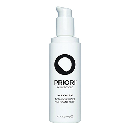 Priori Q+SOD fx210 - Active Cleanser on white background