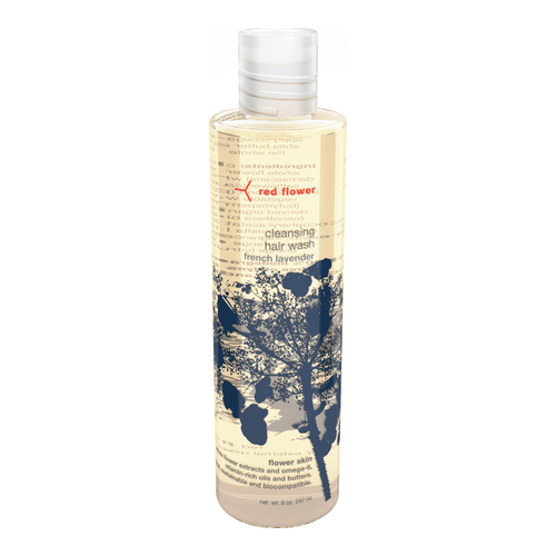 Red Flower Cleansing Hair Wash - French Lavender, 237ml/8 fl oz Red Flower Cleansing Hair Wash - French Lavender on white background