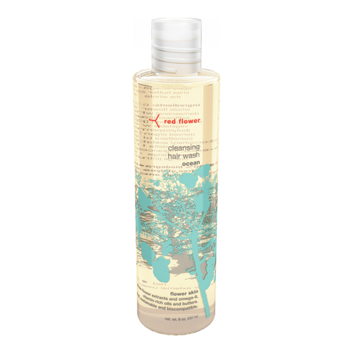 Red Flower Cleansing Hair Wash - French Lavender on white background