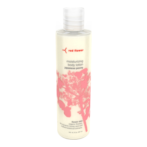 Red Flower Moisturizing Body Lotion - Moroccan Rose, 237ml/8 fl oz Red Flower Moisturizing Body Lotion - French Lavender on white background