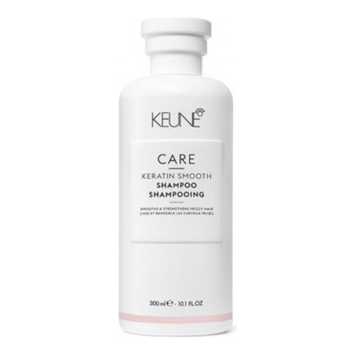 Keune Care Keratin Smoothing Shampoo on white background