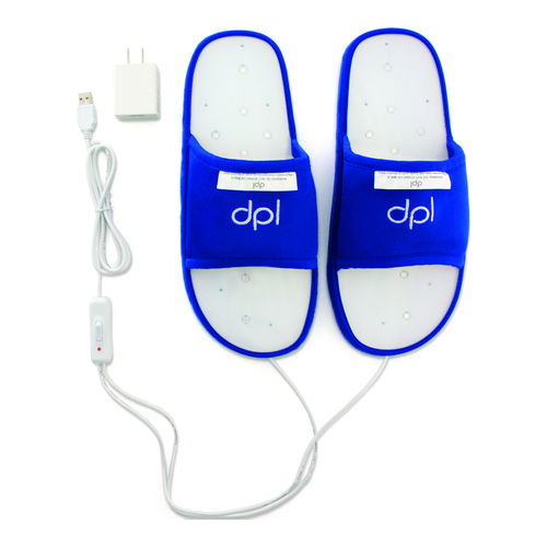 Revive Light Therapy dpl Foot Pain Relief Slippers - Large Size on white background