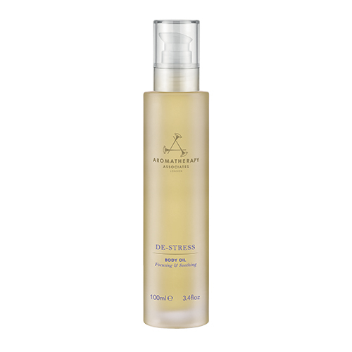 Aromatherapy Associates De-Stress Body Oil, 100ml/3.4 fl oz Aromatherapy Associates De-Stress Body Oil on white background