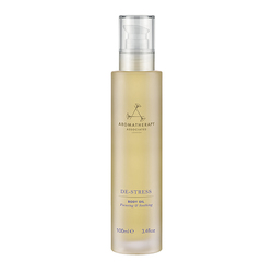 De-Stress Body Oil on white background
