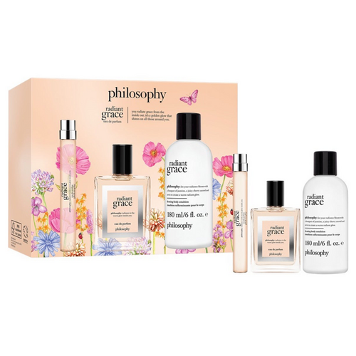Philosophy Radiant Grace Gift Set Trio, 1 set Philosophy Radiant Grace Gift Set Trio on white background