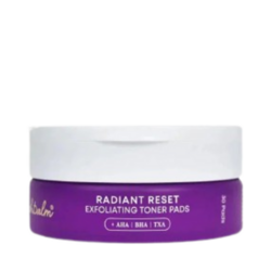 Radiant Reset Exfoliating Toner Pads on white background