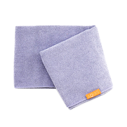 AQUIS Rapid Dry Lisse Hair Towel  - Chevron on white background