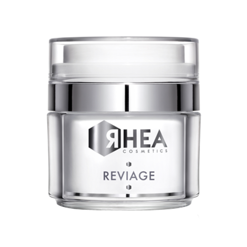 Rhea Cosmetics ReViAge Rejuvenating Moisturizer Face Cream on white background