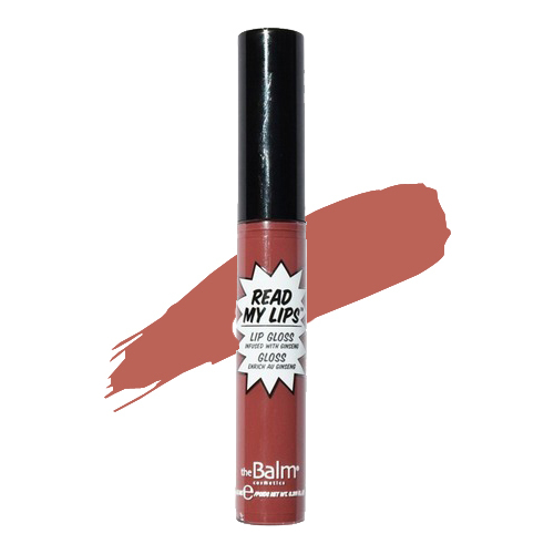 theBalm Read My Lips Lip Gloss - Va va voom, 6.5ml/0.2 fl oz theBalm Read My Lips Lip Gloss - Bam on white background