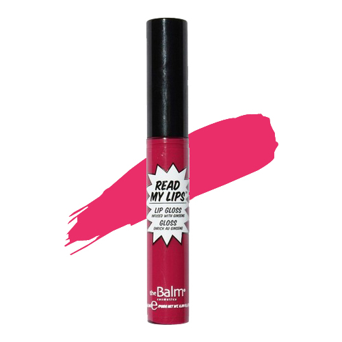 theBalm Read My Lips Lip Gloss - Va va voom, 6.5ml/0.2 fl oz theBalm Read My Lips Lip Gloss - Bam on white background
