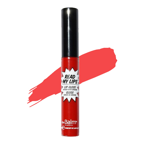 theBalm Read My Lips Lip Gloss - Va va voom, 6.5ml/0.2 fl oz theBalm Read My Lips Lip Gloss - Bam on white background