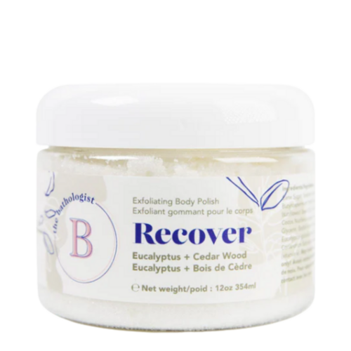 The Bathologist Recover Body Polish on white background