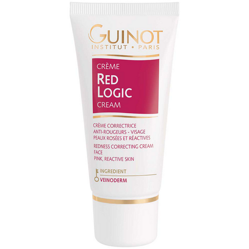 Guinot Red Logic Face Cream on white background