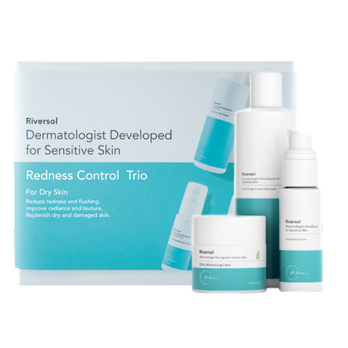Riversol Redness Control Trio - Normal to Dry Skin, 1 set