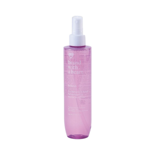 Brand With A Heart Refresh Curl Refresher and Restyler, 192ml/6.49 fl oz Brand With A Heart Refresh Curl Refresher and Restyler on white background