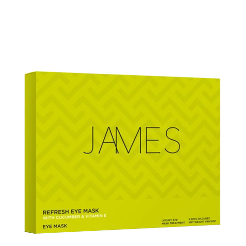 JAMES Refresh Eye Mask, 5 sets James Cosmetics Refresh Eye Mask on white background