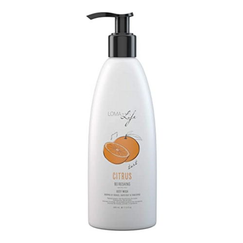 Loma Organics Body Wash Refreshing Citrus, 350ml/11.83 fl oz Loma Organics Body Wash Refreshing Citrus on white background