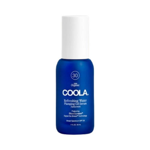 Coola Refreshing Water Plumping Gel Serum SPF 30, 30ml/1.01 fl oz Coola Refreshing Water Plumping Gel Serum SPF 30 on white background
