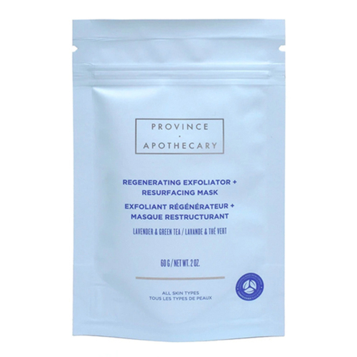 Province Apothecary Regenerating and Stimulating Exfoliator, 30ml/1 fl oz Province Apothecary Regenerating Exfoliator and Resurfacing Mask on white background