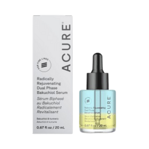 Acure Rejuv. Dual Phase Bakuchiol Serum on white background