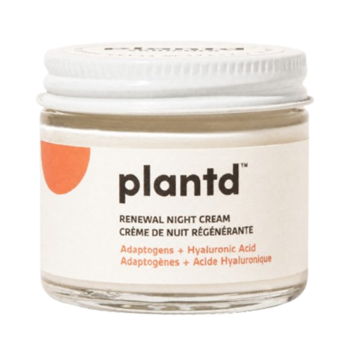 Plantd Skincare Renewal Night Cream, 59ml/2 fl oz Plantd Skincare Renewal Night Cream on white background