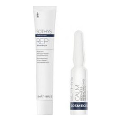 Sothys Repair Balm With Rebalancing Ampoules Duo, 1 set Sothys Repair Balm With Rebalancing Ampoules Duo on white background
