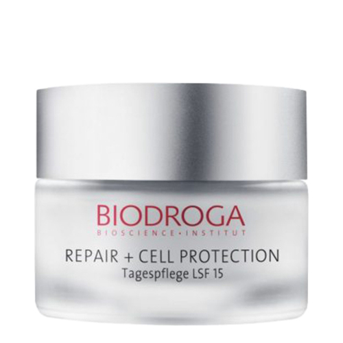 Biodroga Repair + Cell Protection Day Care SPF 15, 50ml/1.7 fl oz Biodroga Repair + Cell Protection Day Care SPF 15 on white background