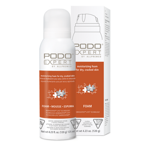 Podoexpert by Allpremed  Repair FoamCream - Dry to Cracked Skin Foam, 125ml/4.2 fl oz