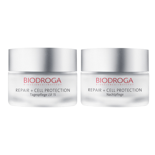 Biodroga Repair and Cell Protection Day and Night Set, 2 x 50ml/1.7 fl oz
