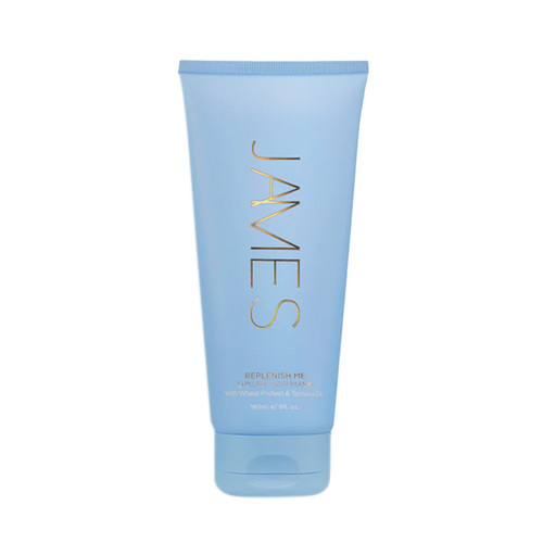 James Cosmetics Replenish Me Hydrating Hair Mask, 160ml/6 fl oz James Cosmetics Replenish Me Hydrating Hair Mask on white background