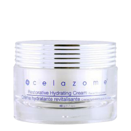 Celazome Restorative Hydrating Cream on white background