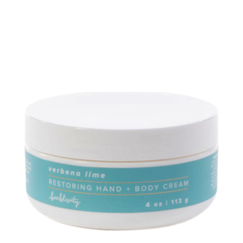 Bonblissity Restoring Hand and Body Cream - Verbena Lime, 113g/4 oz Bonblissity Restoring Hand and Body Cream - Verbena Lime on white background