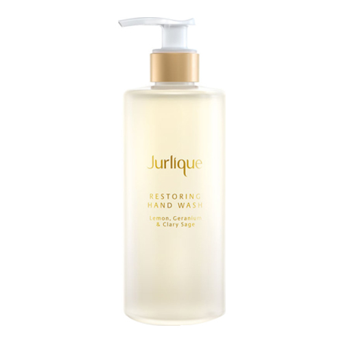 Jurlique Restoring Lemon, Geranium and Clary Sage Hand Wash on white background