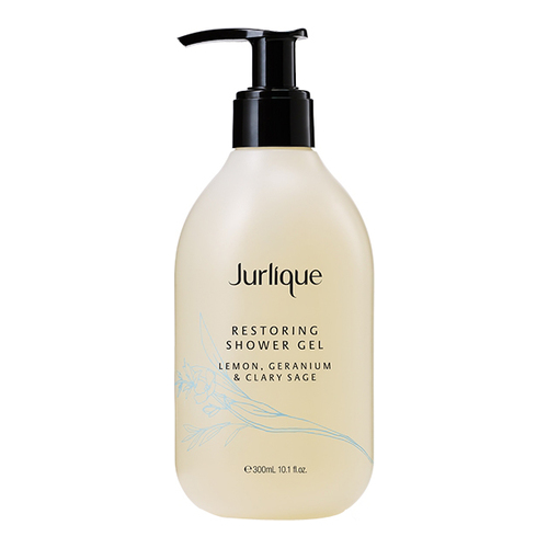 Jurlique Restoring Lemon, Geranium and Clary Sage Shower Gel, 300ml/10.1 fl oz Jurlique Restoring Lemon, Geranium and Clary Sage Shower Gel on white background