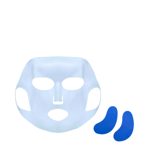 Province Apothecary Reusable Silicone Sheet Mask Set for Face + Eyes, 1 set Province Apothecary Reusable Silicone Sheet Mask Set for Face + Eyes on white background