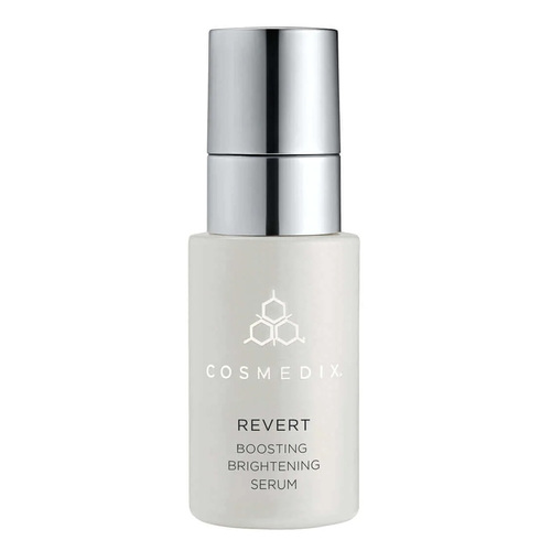 CosMedix Revert Brightening Boosting Serum on white background