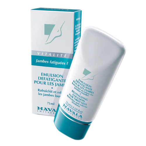 Mavala Revitalising Legs Emulsion, 75ml/2.5 fl oz MAVALA Revitalising Legs Emulsion on white background