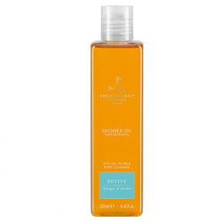 Revive Shower Oil on white background
