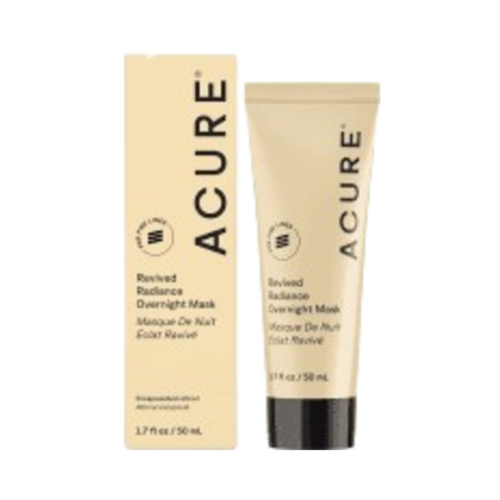 Acure Revived Radiance Overnight Mask, 50ml/1.69 fl oz Acure Revived Radiance Overnight Mask on white background