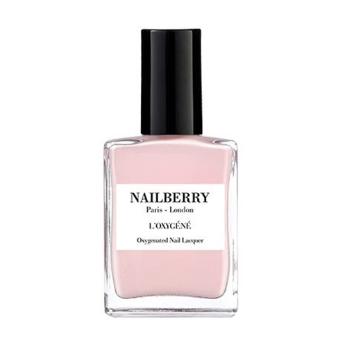 Nailberry Minty Fresh, 15ml/0.5 fl oz Nailberry Peony Blush on white background