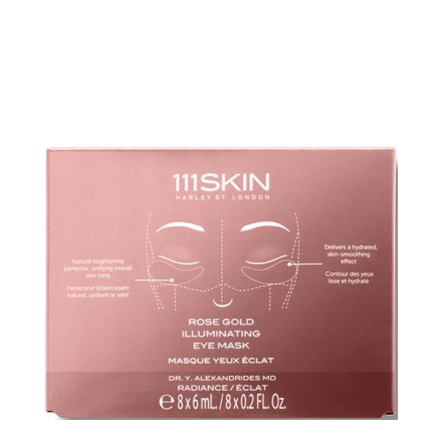 111SKIN Rose Gold Radiance Illuminating Eye Mask, 8 x 6ml/0.2 fl oz